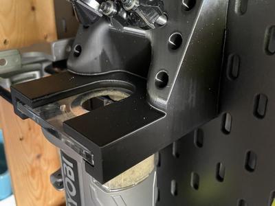 Router holder with bits holder for IKEA Skadis