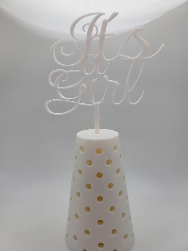 It's a Girl Cake Topper