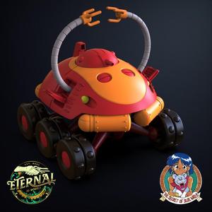 GRATAN ARTICULATED TOY TANK MODE - THE SECRET OF BLUE WATER - ETERNAL