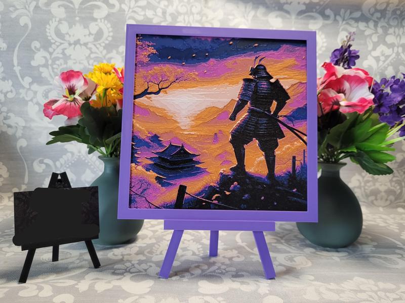 Japanese Samurai at Sunset commercial use