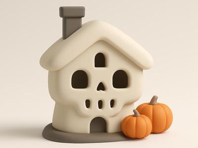 Halloween Skull House
