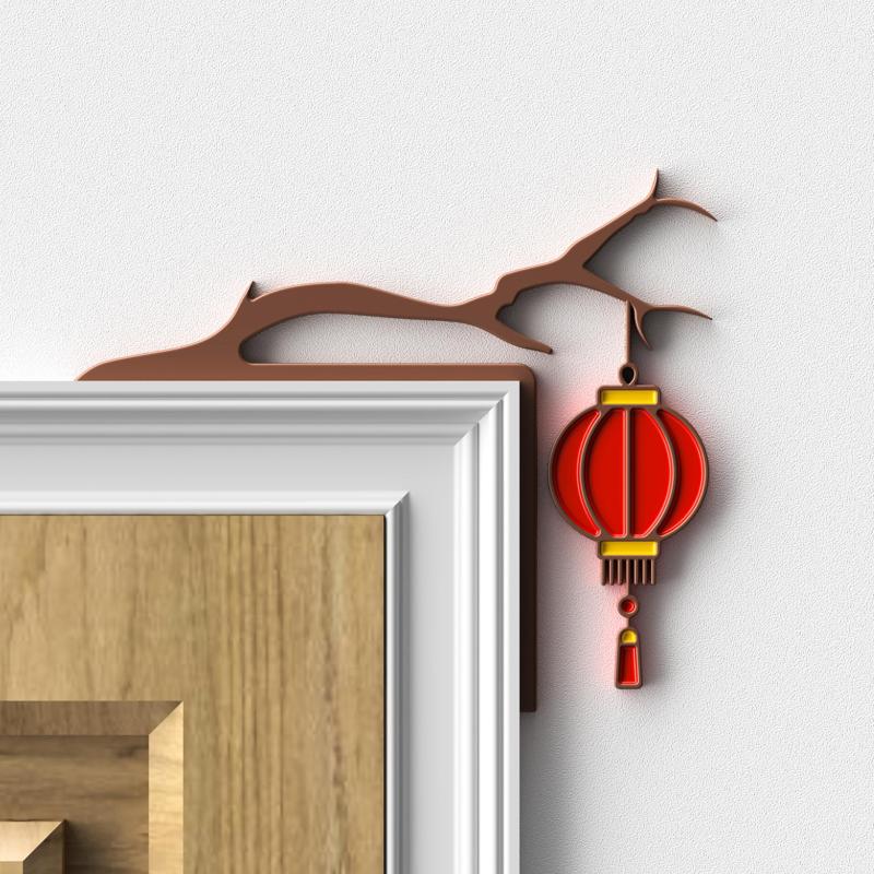 Chinese Lantern Door Topper