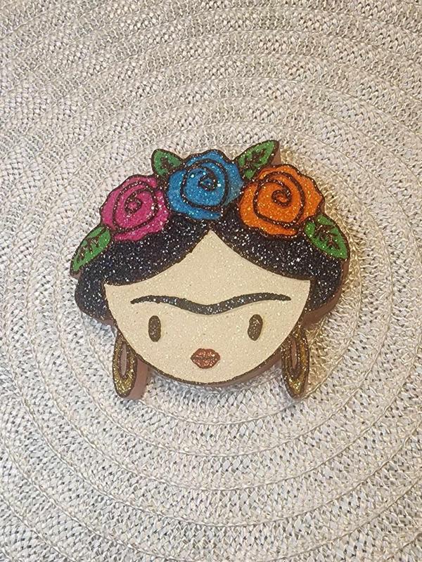 Frida Kahlo Freshie Mold - 3D Model Mold Box for Silicone Freshie Moulds