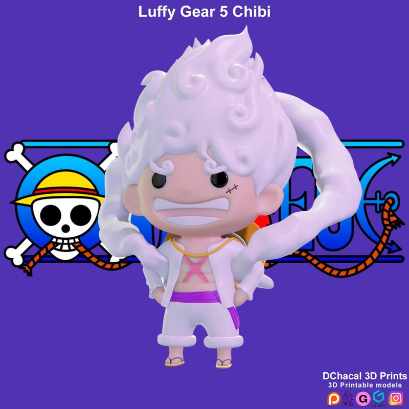 Luffy Gear 5 Chibi - One Piece