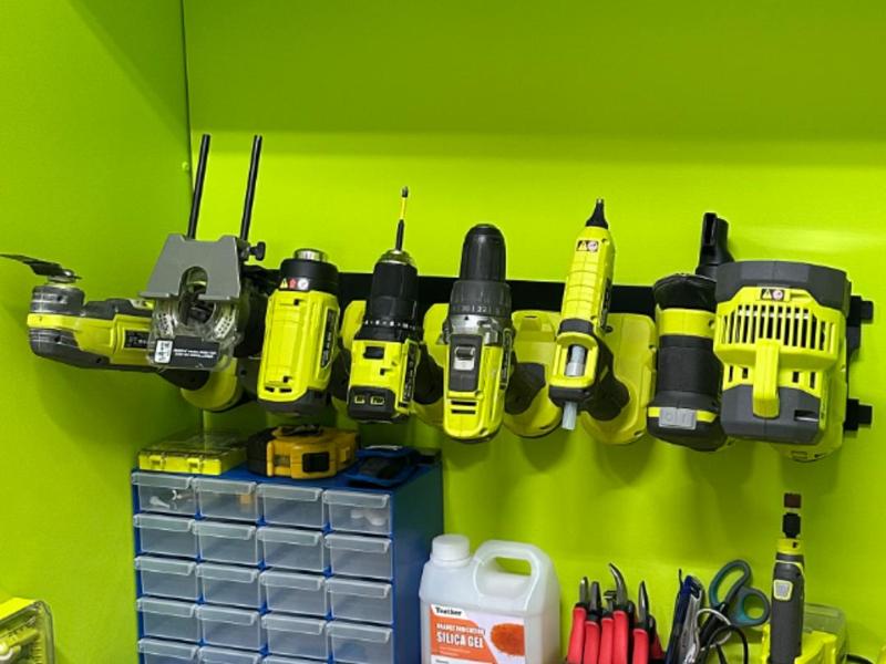 Ryobi Surface Mount Rail Suits PegBoard Holder