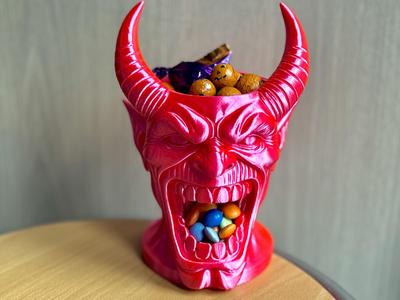 Devilish Halloween Candy Dispenser