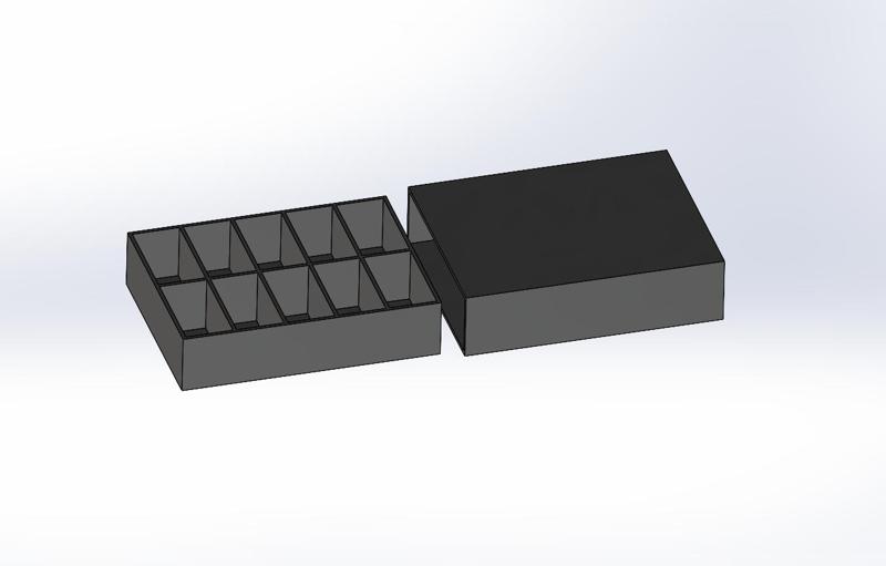 Fishing Lure Box - 8.75 x 6.5 x 2 in.