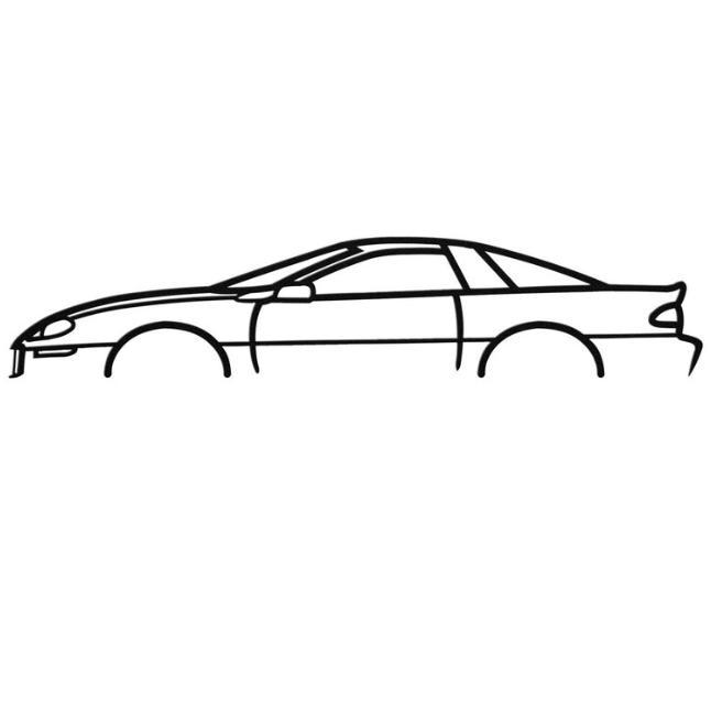 Chevrolet Camaro SS 2002 Silhouette Wall art
