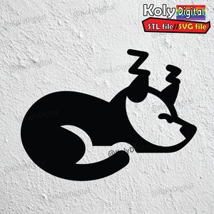 dog sleeping logo