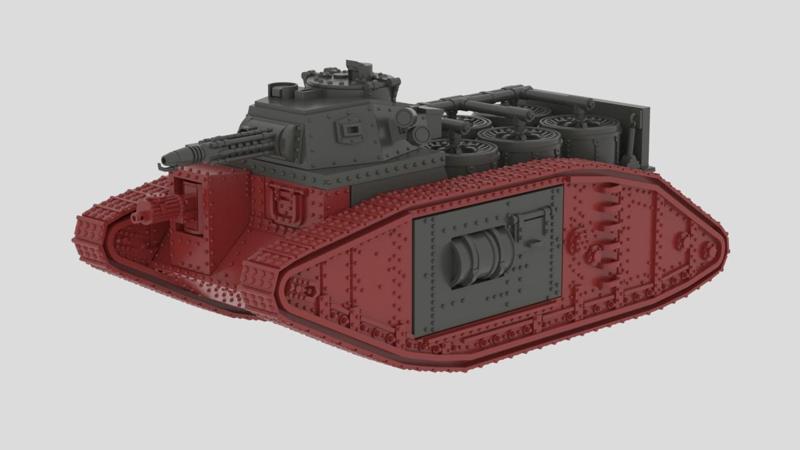 Rhombus Frog special and chemical weapons tank upgrade