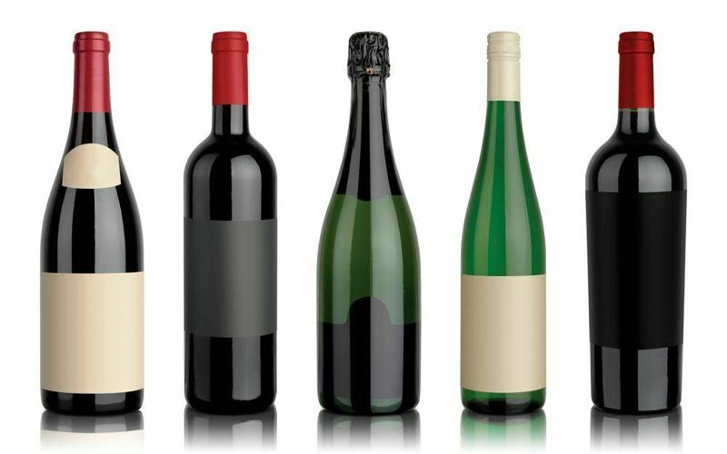 1/6 wine bottles / Bouteilles de vins au 1/6 ème