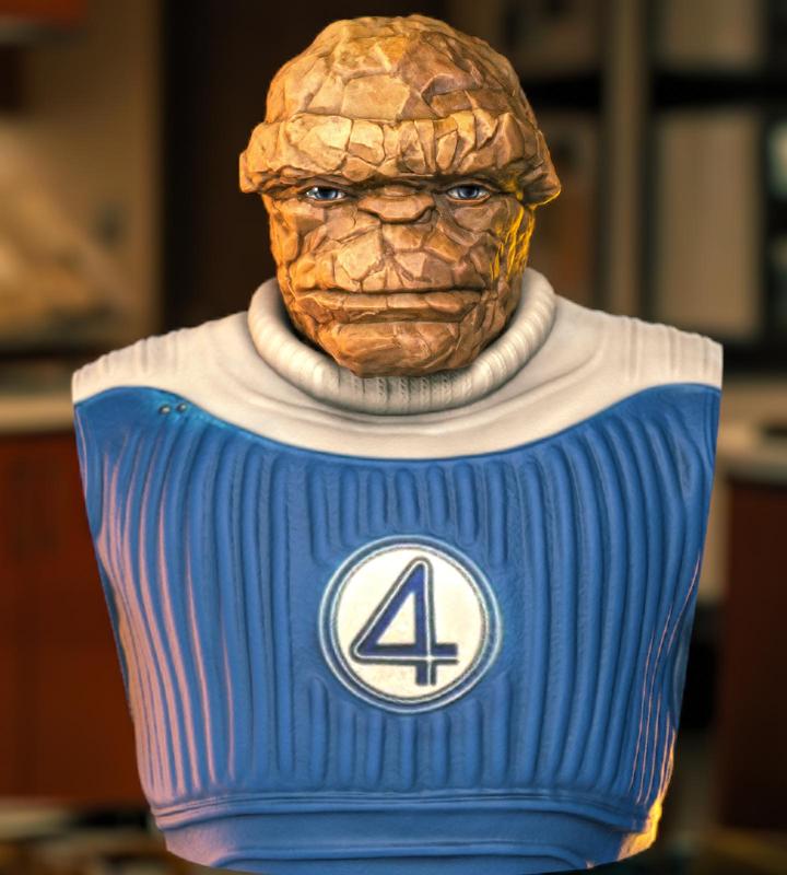 (1/6 1/12) Thing Ben Grimm Ebon Moss-Bachrach The Fantastic Four: First Steps (2025) bust headsculpt