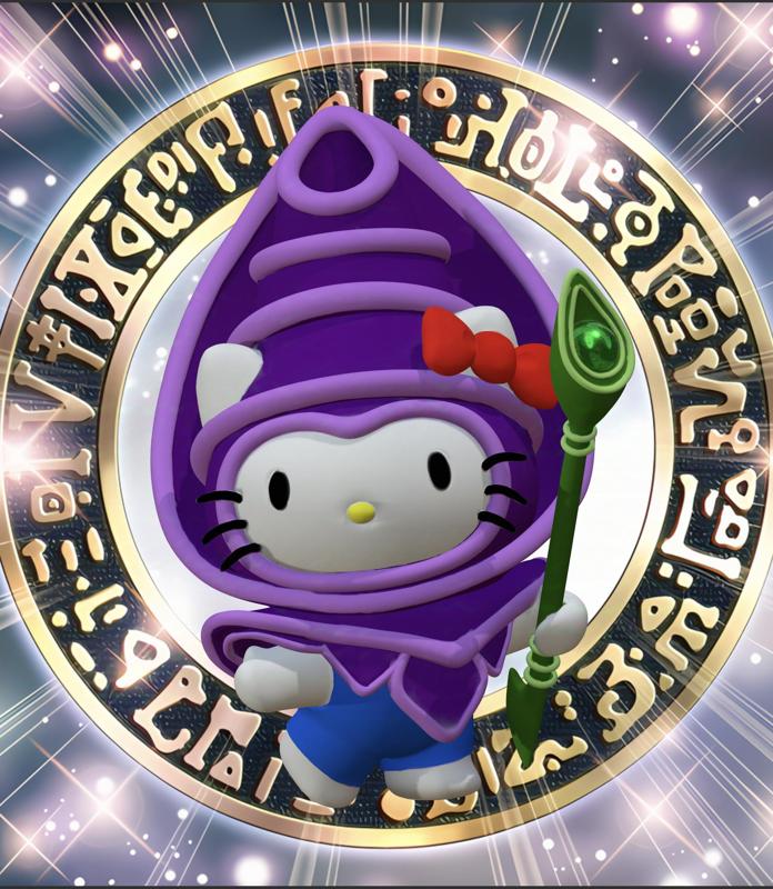 dark magician X hello kitty