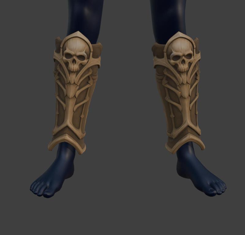🦴 Tribal Necromancer Greaves