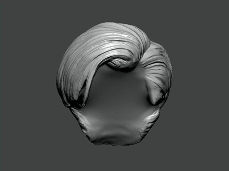 3D Model-HAIR0034