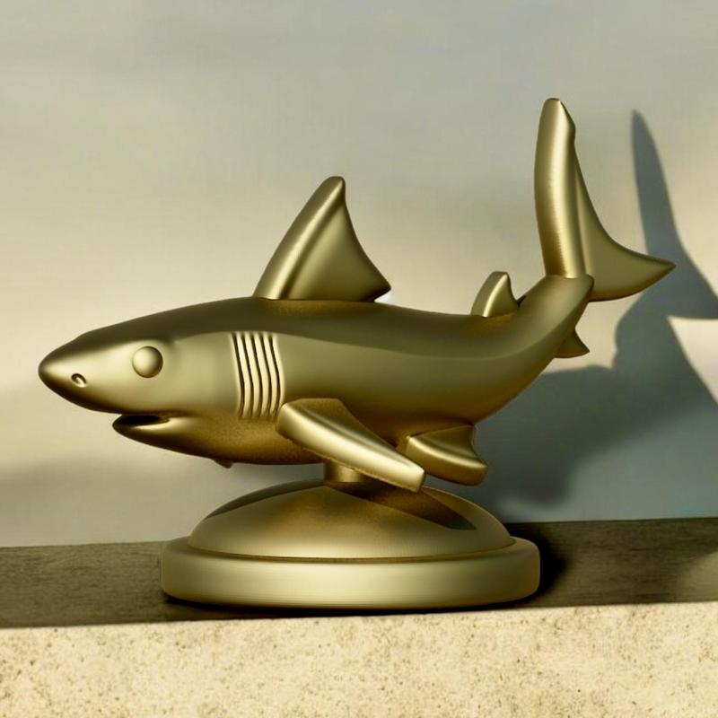FISH SHARK FANTASY STATUE TROPHY