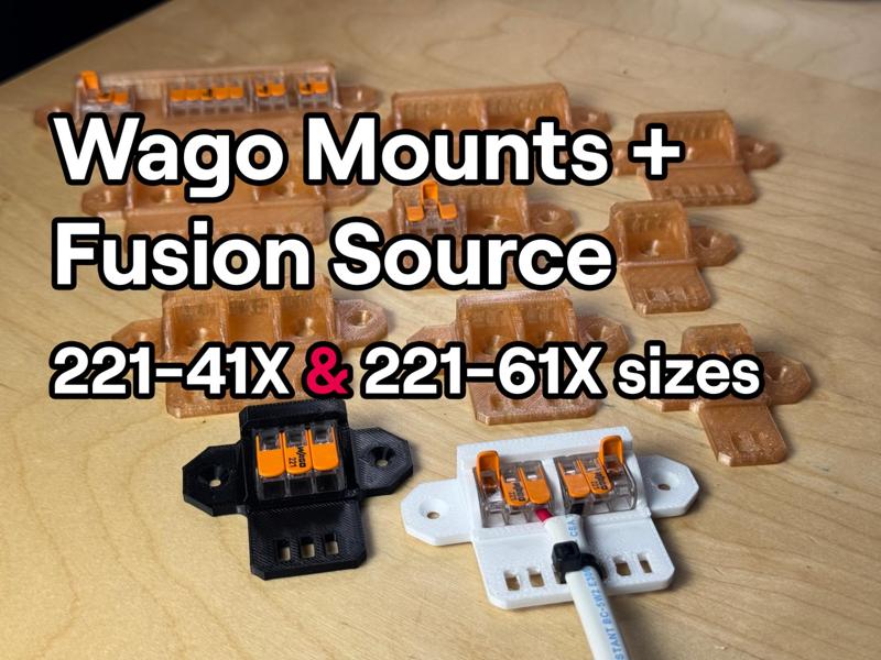 Wago mounts - 221-41X & 61X with Fusion configured