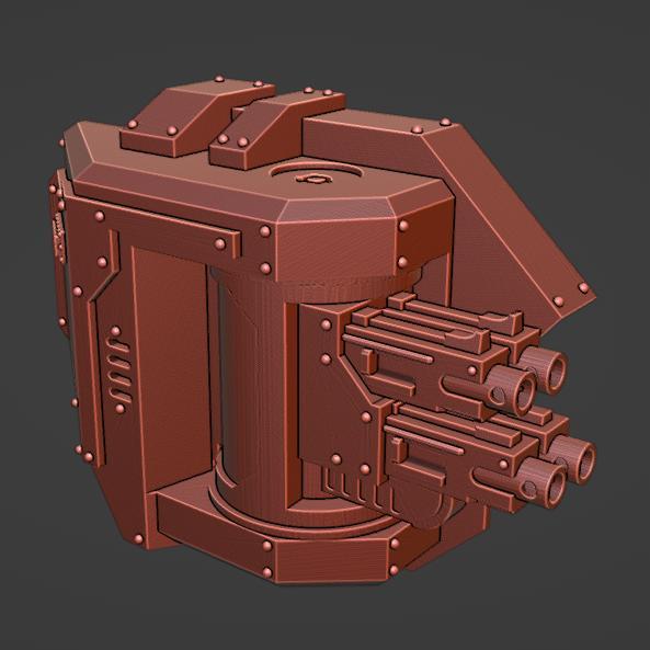 Quad Bolt Cannon Armoured Sponson