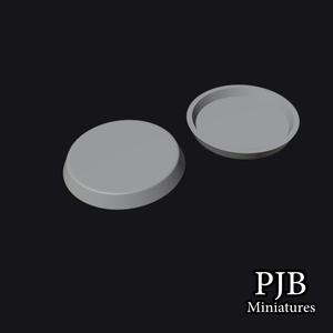 Base 25mm plain round (presupported)