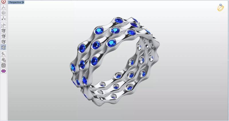 Endless Bloom 1 Eternity Ring
