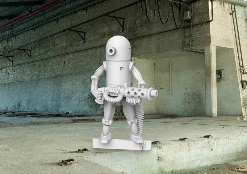 28mm Pen Top Battle Droid Miniature