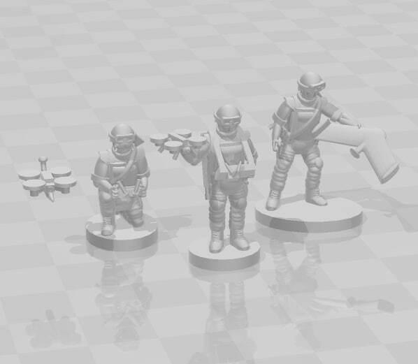 French drone operators 1:72