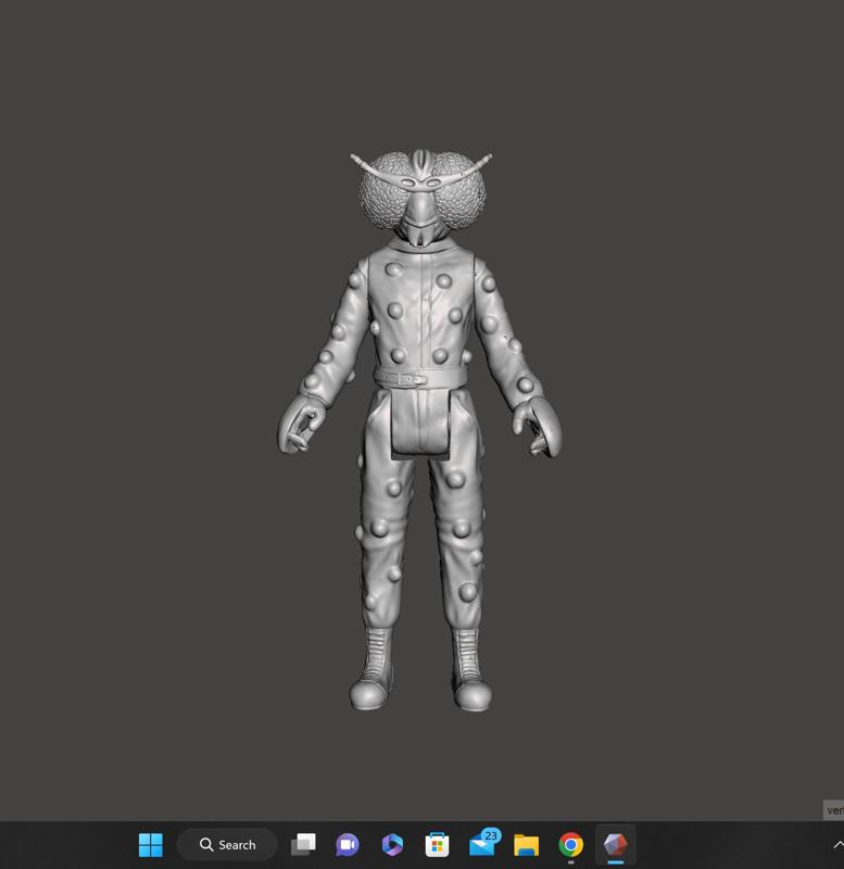 TZIZVVT FLY GUY, VINTAGE CUSTOM STAR WARS ACTION FIGURE, KENNER 3.75", 6" CREATURE CANTINA ALIEN PATRON, 5 POA, 1/18, 1/6