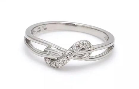 Engagement  Infinity Diamond Ring