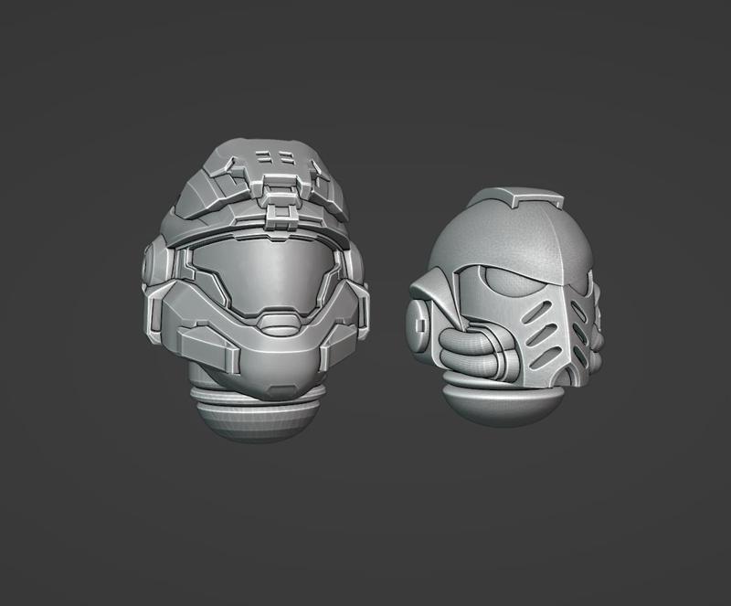 Halo NOBLE 6 Helmet Space Marine Compatible