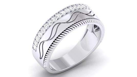 Couple Band Ring 3dm mgx render detail