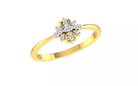 Solitaire Women Engagement Band Ring