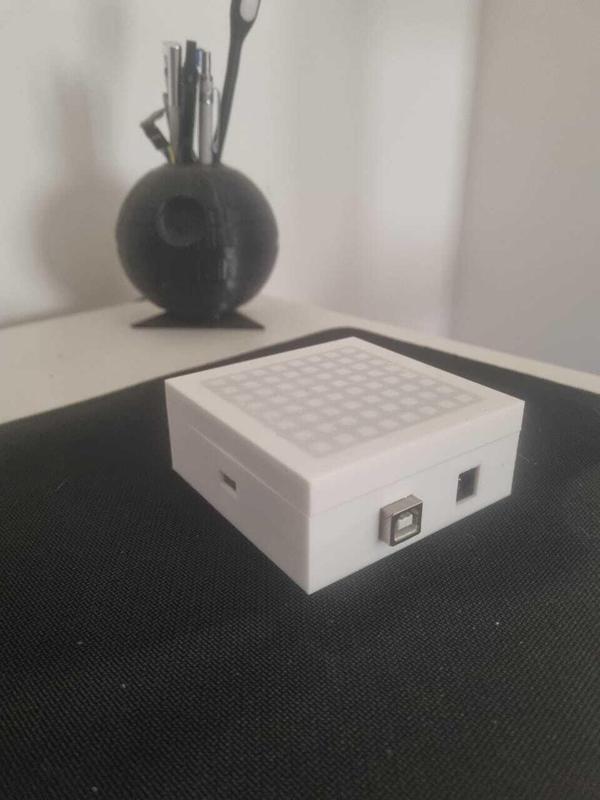 3D Printed Case for CJMCU 8x8 LED Matrix + Arduino Uno - Compact & Easy Assembly