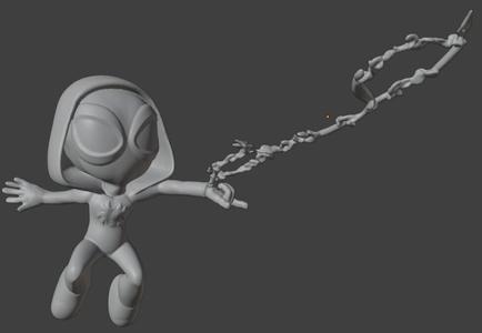 Ghost Spider, Spidey and his amazing friends