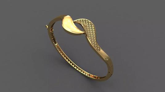 STL 3DM Plain Womens Bracelets Bangles Renders Women Bracelets