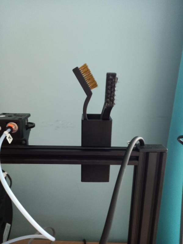 Brush storage for Wanhao D12