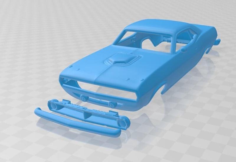 Plymouth Barracuda 1970 – STL Body Car Only