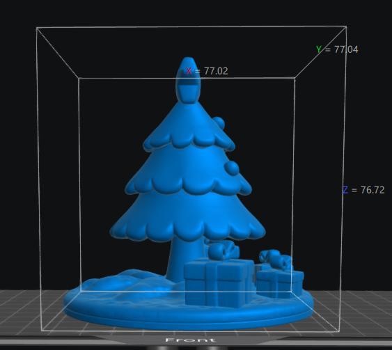 Christmas tree with gifts