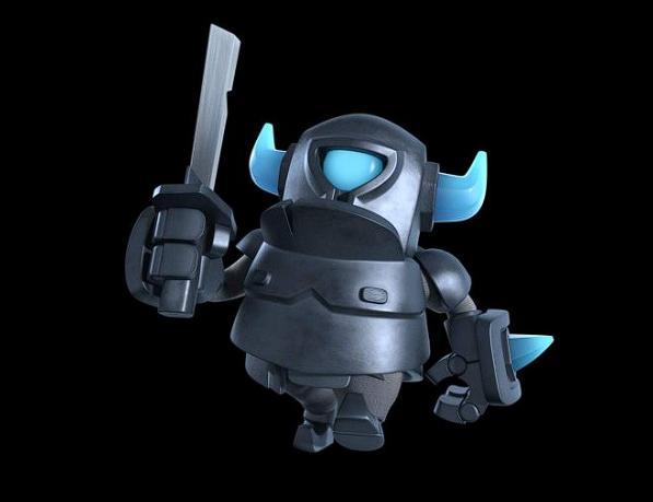 Mini pekka from clash royale