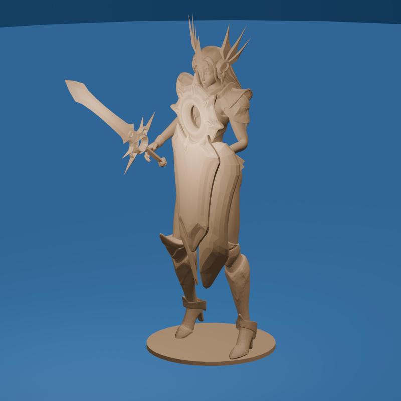 Sexy Knight – Sword and Shield Warrior Figure