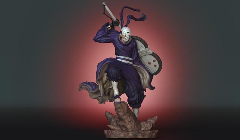 obito uchiha - naruto stl 3d print