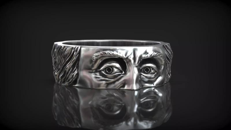 Benjamin Franklin Founding Father Eyes Ring