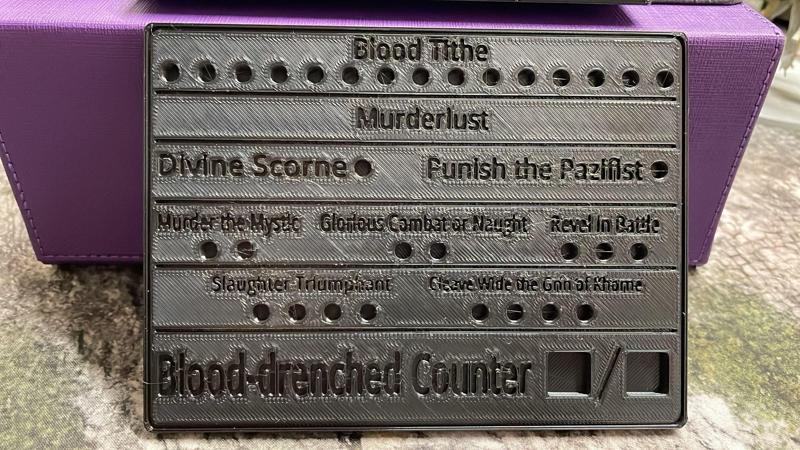 Forces of the Bloodgod - Blood Tithe Counter