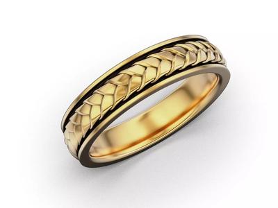 Braided Wedding Band