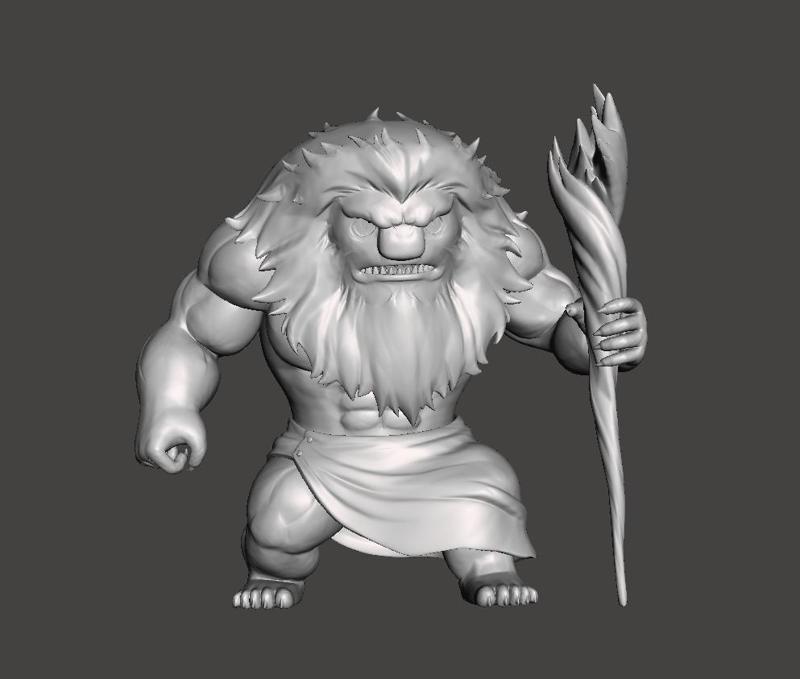 Derochio Lion King Six Knights of Black 3D Model