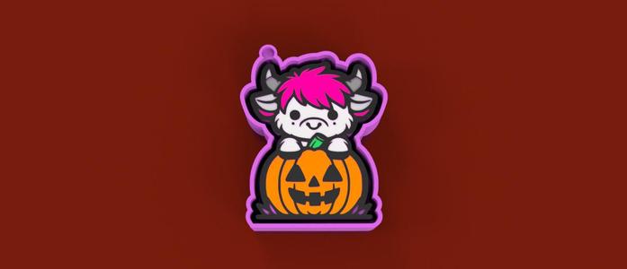 🐮 Halloween Moo – Freshie & Versatile Mold