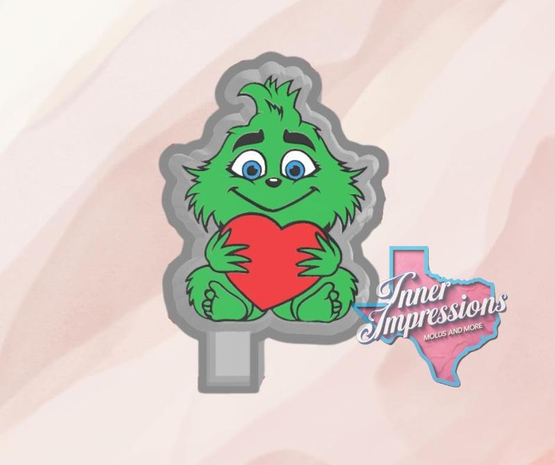 Cute Baby Grinch Freshie Mold