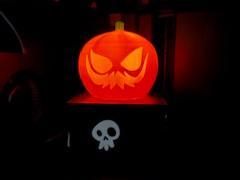 Pumpkin on Pedestal Tealight Holder
