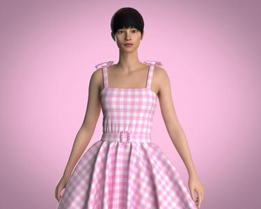 Barbie Dress | Marvelous / Clo3d / obj / fbx