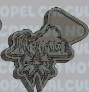 States with Bow Silicone Mold Housing - Virginia