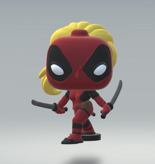 DeadPool Woman Funko / Lady DeadPool Funko